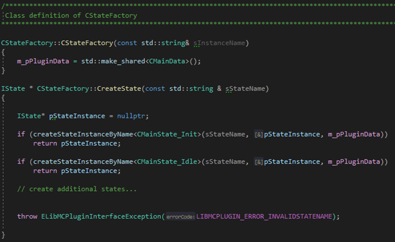 AMCF Statemachine Main State Register